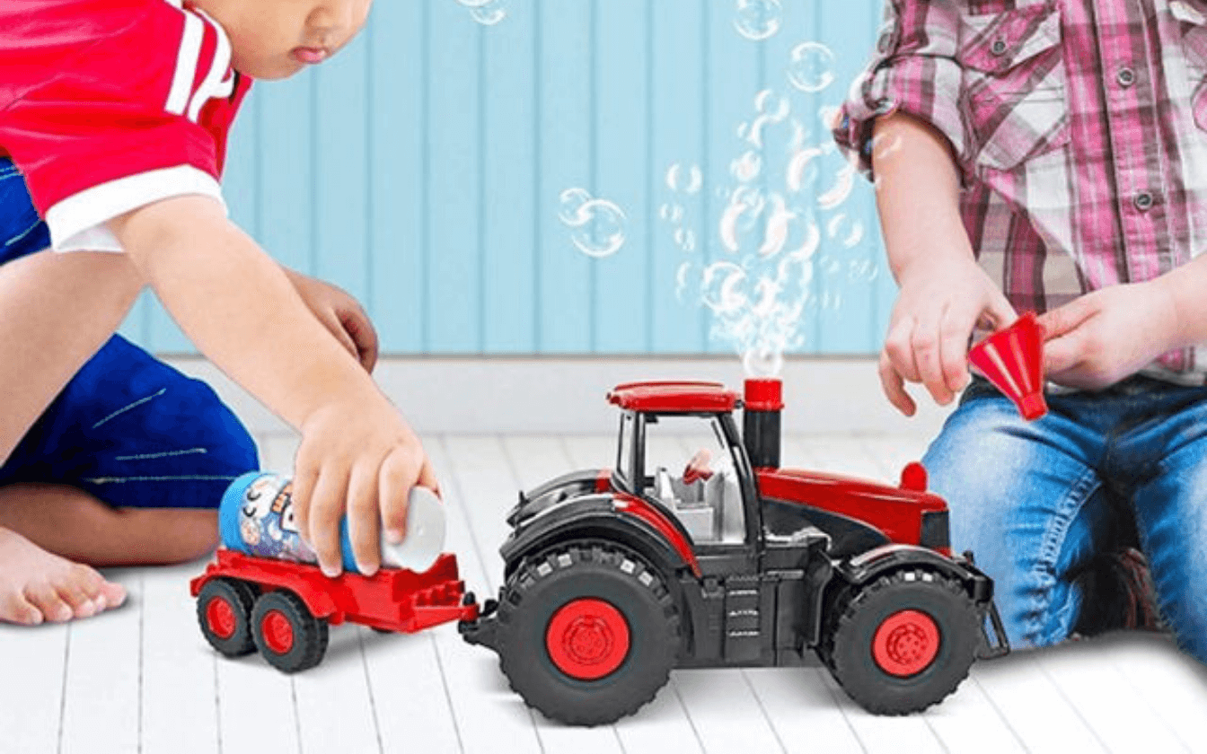 This Tractor Blows BUBBLES!