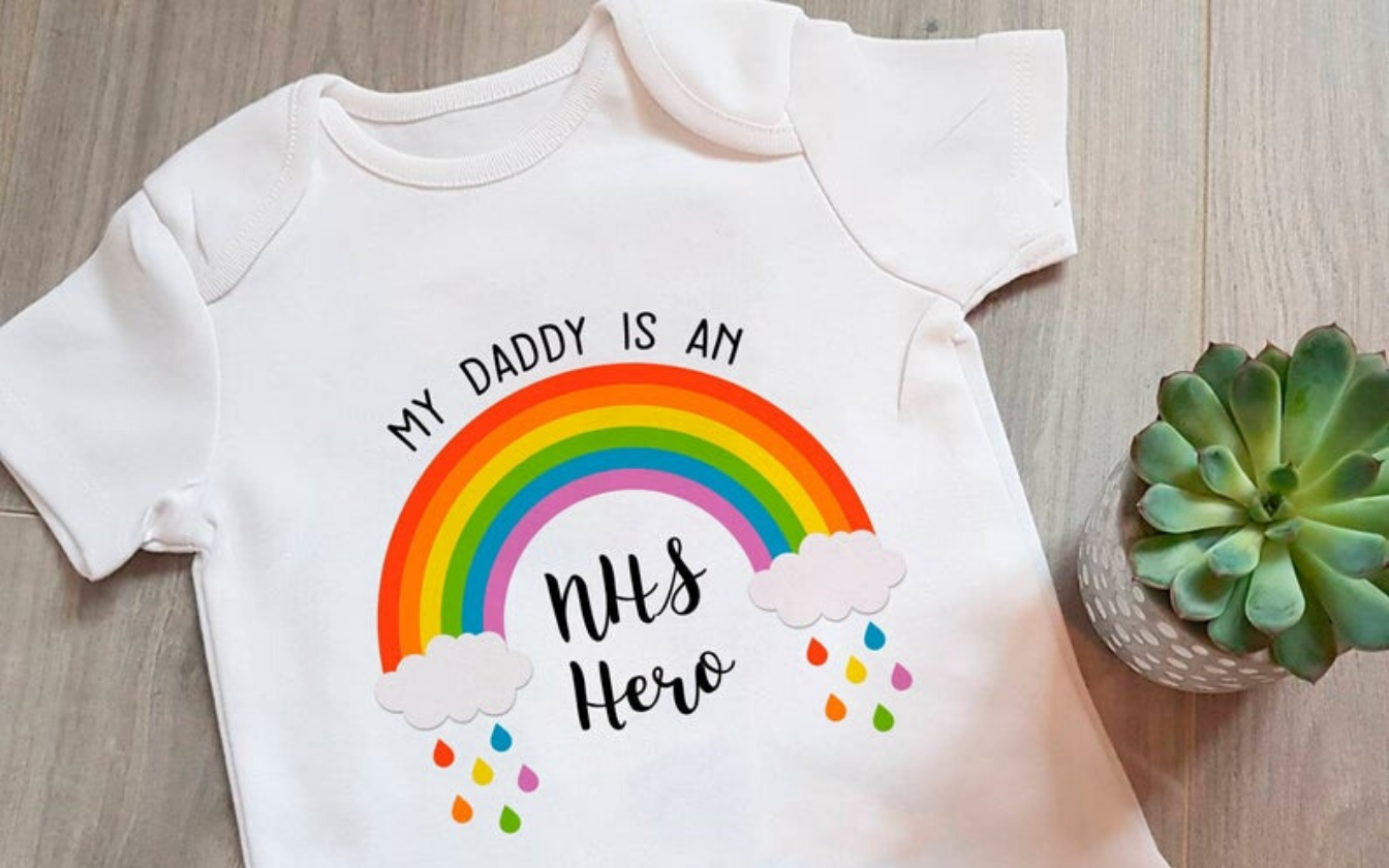 How Cute is this NHS Hero Baby Vest?