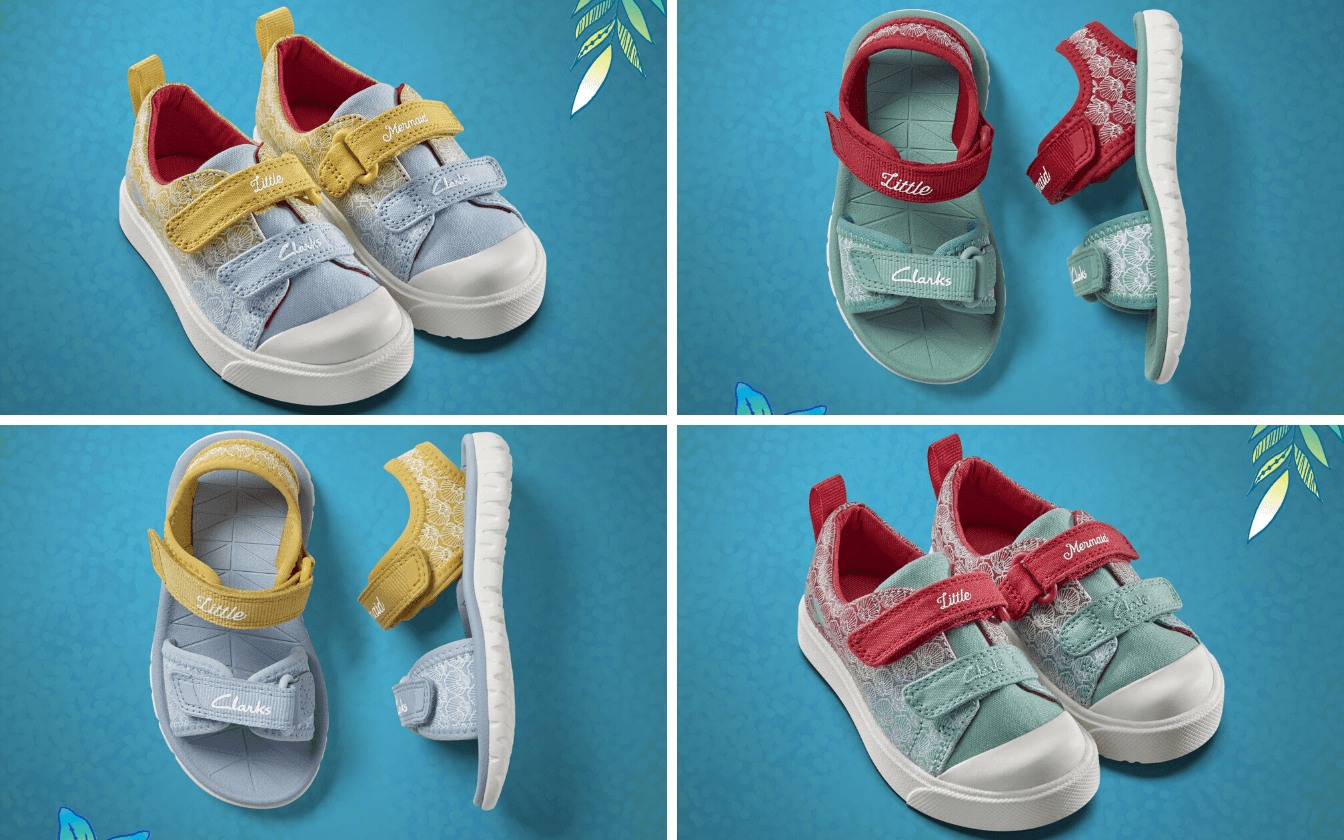 Adorable The Little Mermaid X Clarks Collection