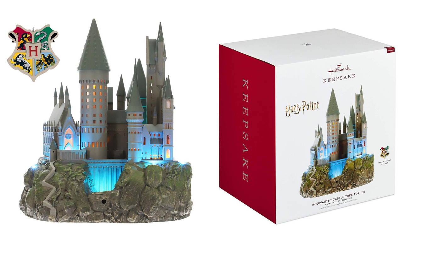 This Hogwarts Christmas Tree Topper is MAGICAL!