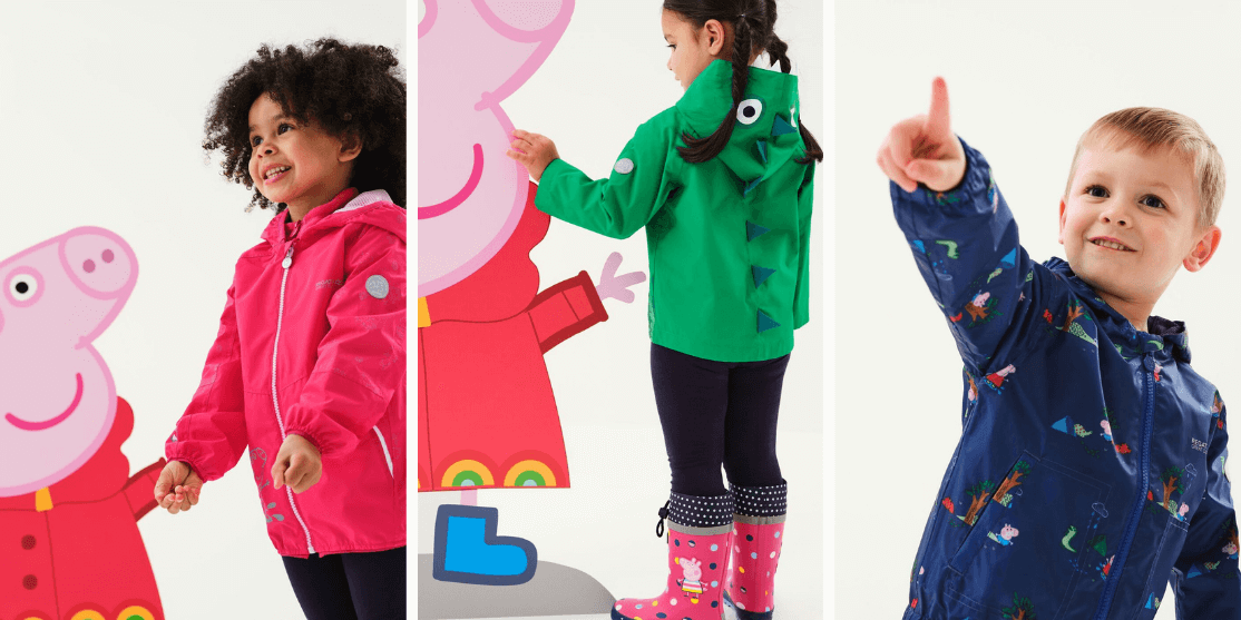 NEW IN - Adorable Peppa Pig Regatta Outerwear!