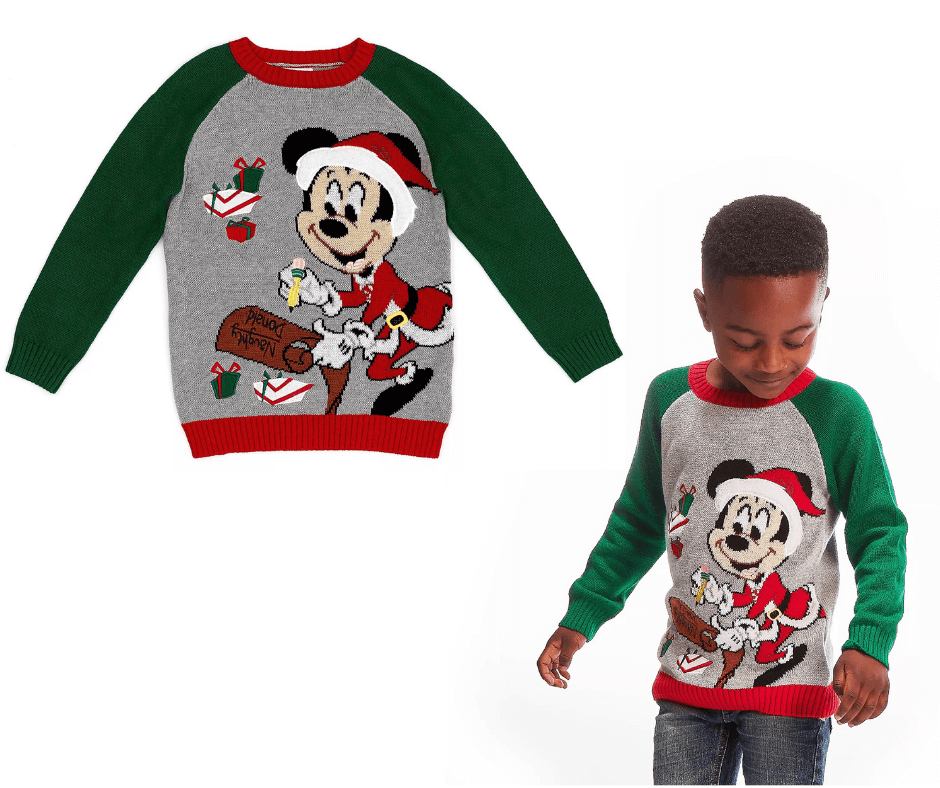 Mickey Mouse Holiday Cheer Christmas Jumper For Kids