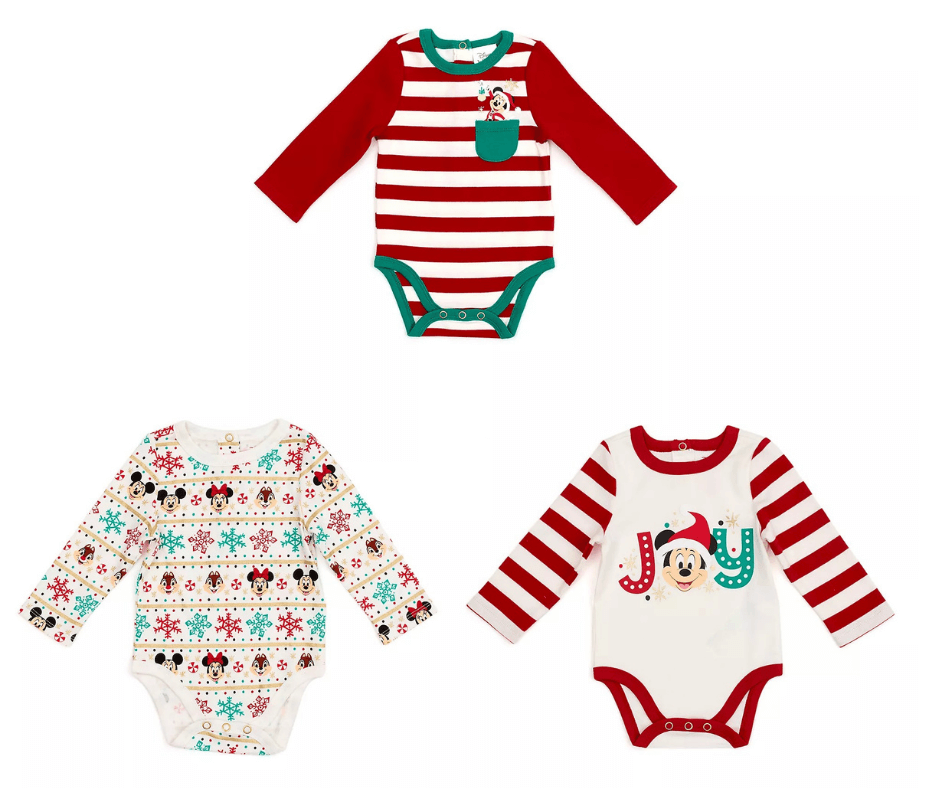 Mickey and Friends Holiday Cheer Baby Body Suits