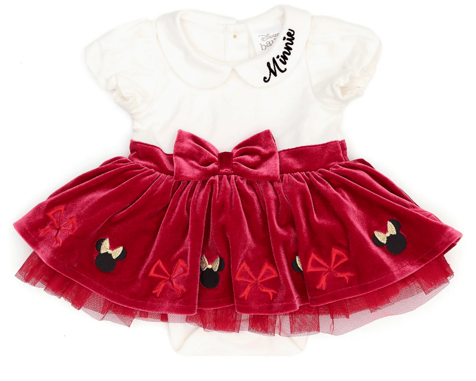 Minnie Mouse Holiday Cheer Baby Tutu Body Suit