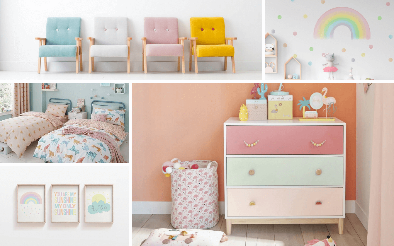 Pretty In Pastel - Our Favourite Kids Bedroom Finds