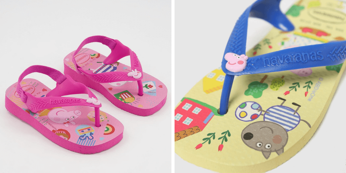 OMG! There are Peppa Pig Havaianas!