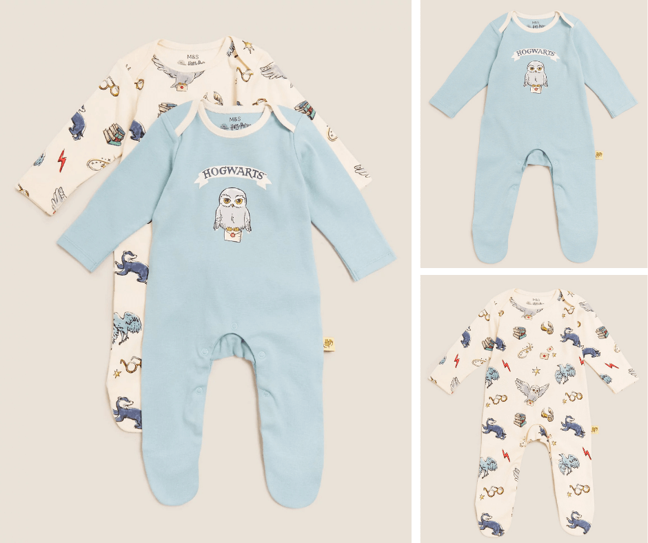 Pure Cotton Harry Potter™ Sleepsuits