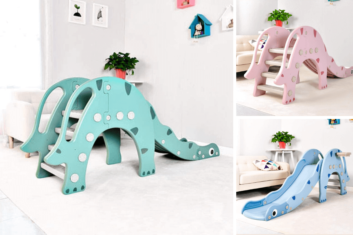 You NEED To See These Dinosaur Climbing Frames/Slides!