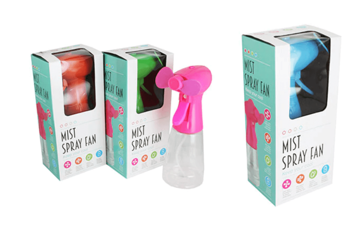 Keep Cool With This £3 Portable Mister Fan!