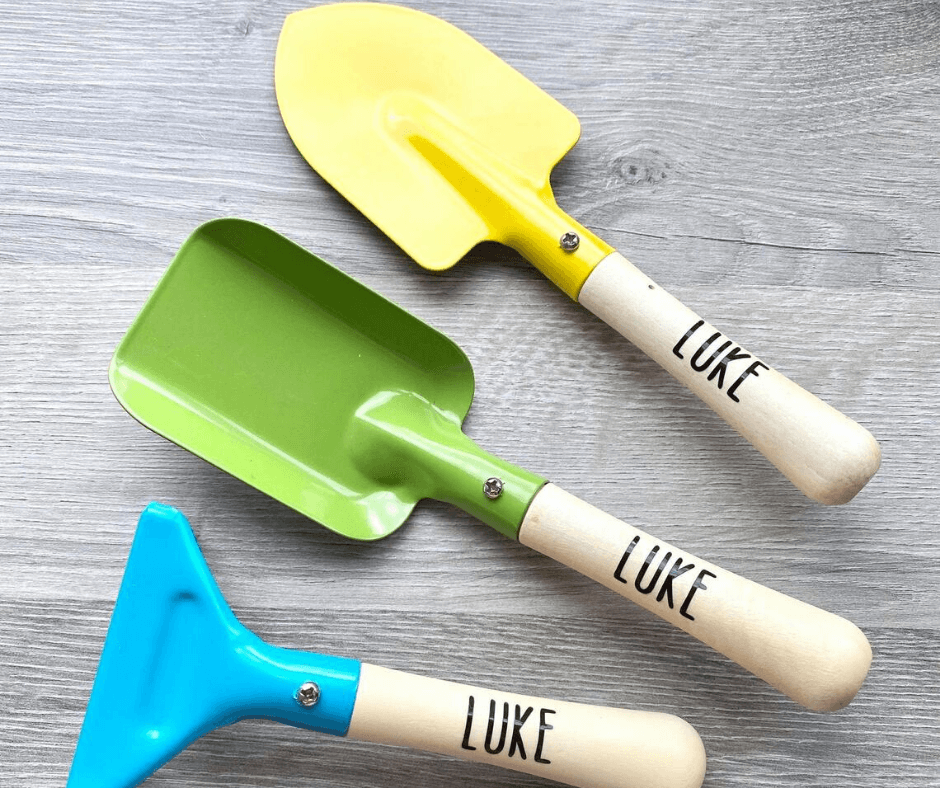 personalised garden tools