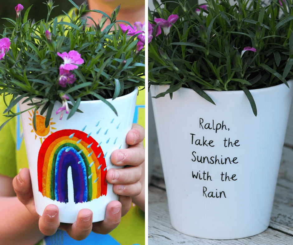 personalised plant pot