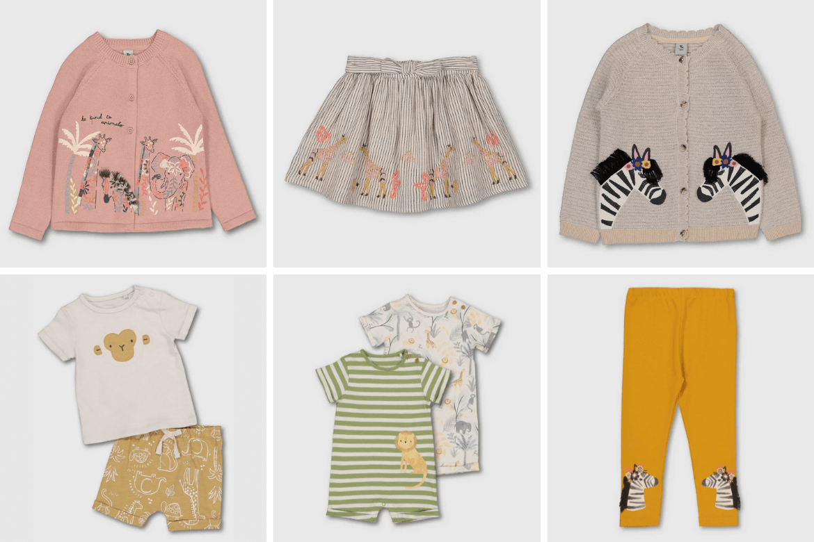 On Safari - The Cutest Bits from Tu Clothing from just £2.50!