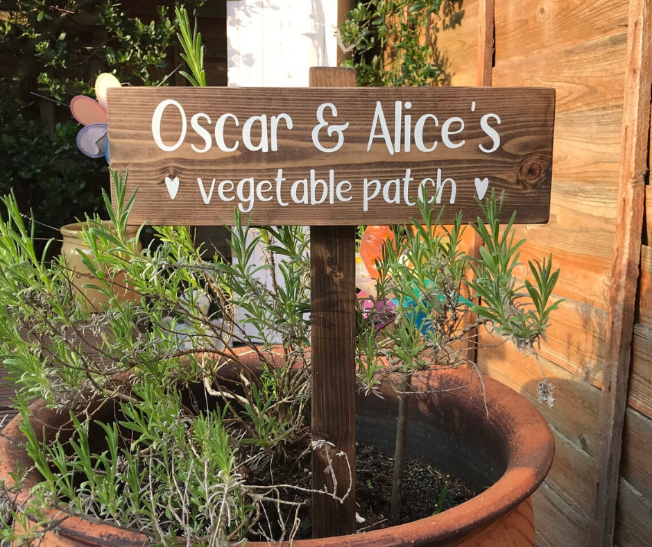 veg patch sign