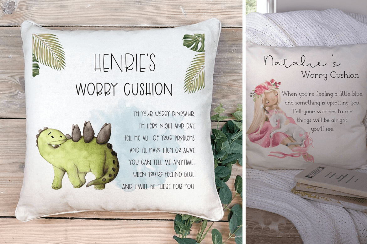 These worry Cushions are such a lovely idea!