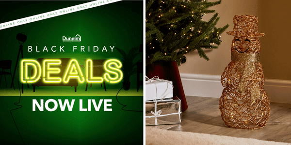 Up to 50% off at Dunelm this Black Friday