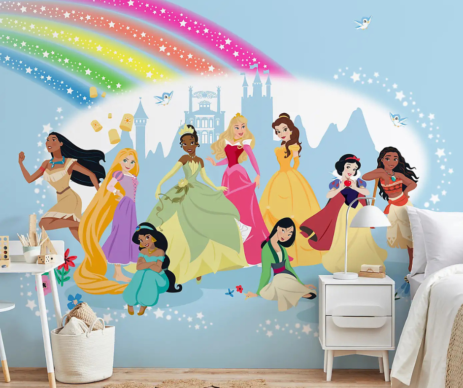 disney-princess-wall