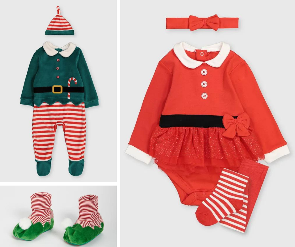 Baby novelty christmas outlet outfits